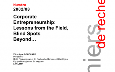 Corporate Entrepreneurship: Lessons from the Field, Blind Spots Beyond (Eng)